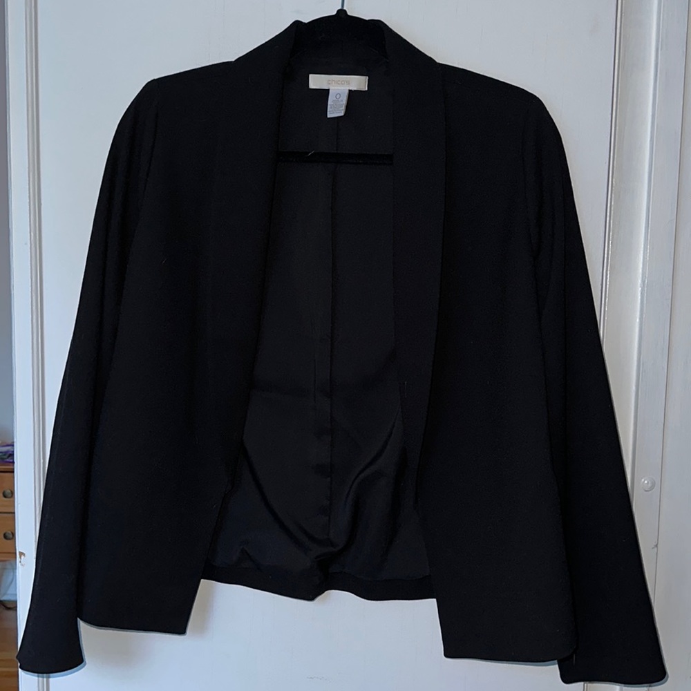 Chico’s Black Blazer | Chico’s Size 0 | Regular Size 4